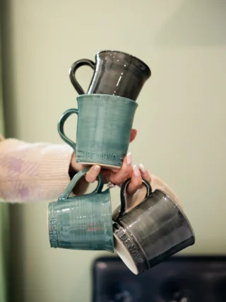 Coffee tastes better in a mug handmade with care ☕️These handcrafted ceramic mugs were made by Rachel at House of Clay, and they are seriously stunning. Each mug is handmade with care, finished in beautiful glaze colors, and no two are exactly the same, which is what makes them feel so special.Want to claim yours? Message us and we will help you place your order.Thank you, House of Clay, for creating these so beautifully. We are obsessed.#handcraftedmug #handmadeceramics #ceramicmug #artisanmade #shoplocal supportsmallbusiness coffeelover denovorealty