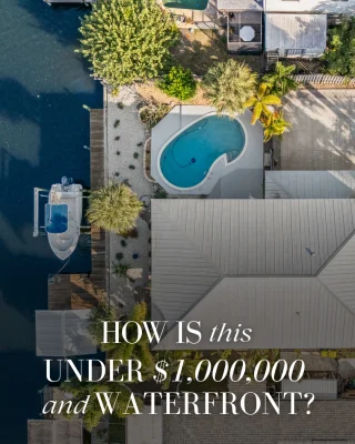 Waterfront living, elevated.Built in 2012, this refined canal-front pool residence offers deep-water access just 300 feet from open water on Sykes Creek, complete with a private dock, 10,000-lb boat lift, covered boathouse, and 75’ seawall. Daily dolphin and manatee sightings enhance the waterfront experience.Open-concept interiors, a chef’s kitchen, and a serene primary suite open to a covered balcony with expansive water views. The lower level offers a private guest retreat with direct access to the pool, ideal for hosting or multi-generational living. Built with ICF construction, a metal roof, and impact windows for enduring quality and efficiency.📍 450 Riverside Avenue
Merritt Island, FL 32953Presented at $840,000Jeff & Jama Porter
321-213-2263